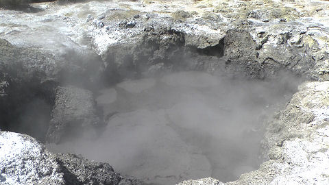 Fumarole at Wai-o-tapu Thermal Wonderland