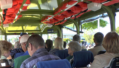 Onboard a DUKW (Duck) Rotorua