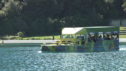 DUKW (Duck) on Lake Okareka