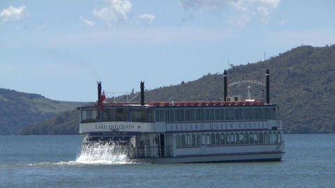 LAKELAND QUEEN sternwheeler, Lake Rotorua