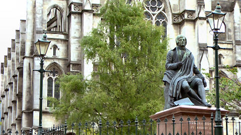 Robert Burns Statue Octagon, Dunedin