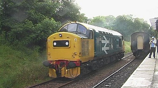 Class 37 at Birkhill, SRPS