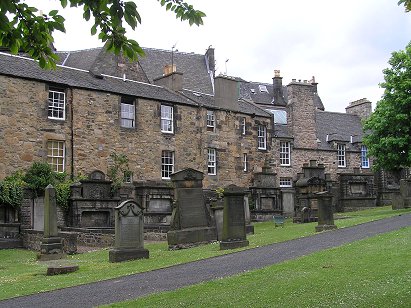 Kirk of Greyfriars graveyard Edinburgh