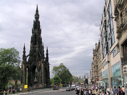 Scott Monument Edinburgh Princes Street