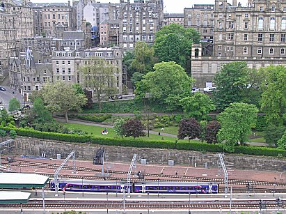 Old Town viewed from Scott Monument Edinburgh