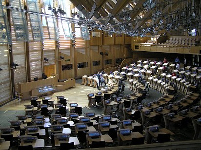 Scottish Parliament Debating Chamber