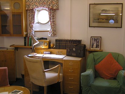 RMY BRITANNIA Admiral's suite