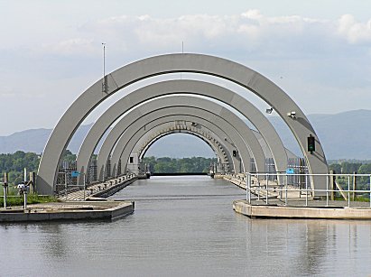 Falkirk Wheel Union Canal Scotland