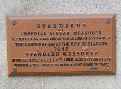 Glasgow Imperial Linear Standards