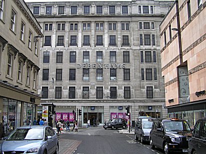 Debenhams building Glasgow