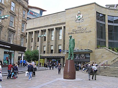 Donald Dewar statue Sauchiehall Street