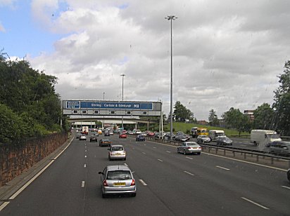 Glasgow urban motorway