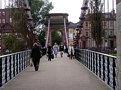 South Portland Suspension Bridge Glasgow