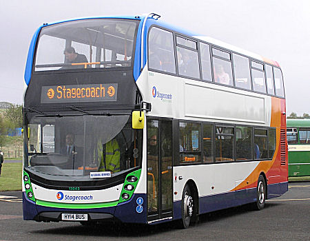 Stagecoach electric hybrid Volvo B5LH