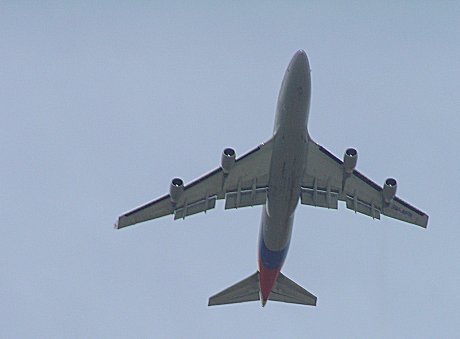 Boeing 747 Climb Out, Cape Town