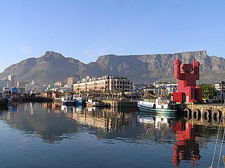 Table Mountain from Victoria and Alfred Hotel