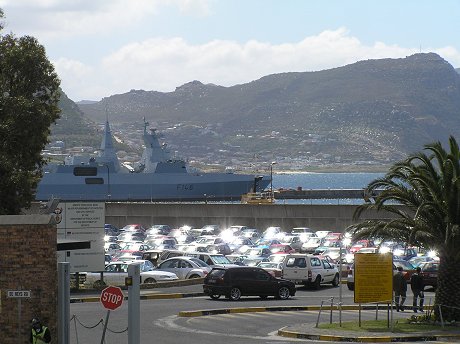 Simon's Town Marina and SAS ISANDLWANA