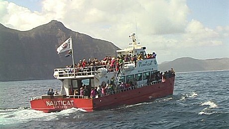 Nauticat - boat to Duiker Island