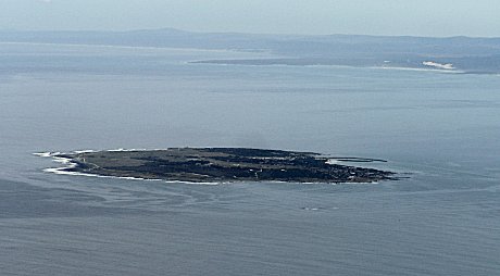 Robben Island from Cablecar