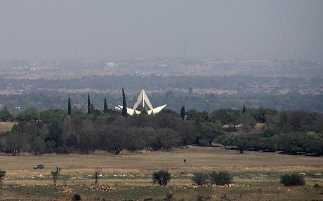 South African Air Force Memorial viewed from Voortrekker Monument