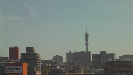 Hillbrow Tower and Johannesburg skyline