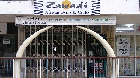 African souvenir shop, Knysna