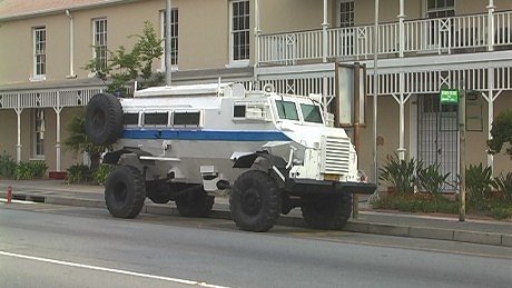 South African Police Anti-riot Vehicle