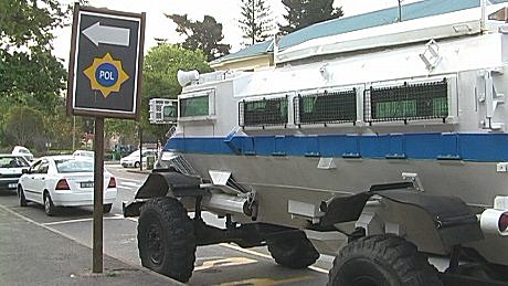 South African Police Anti-riot Vehicle