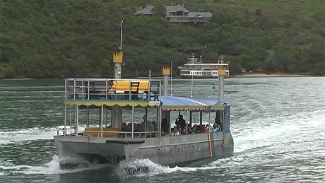 Tourist boat on Knysna Lagoon