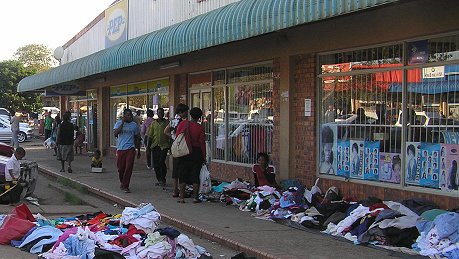 Street market, Mkuze