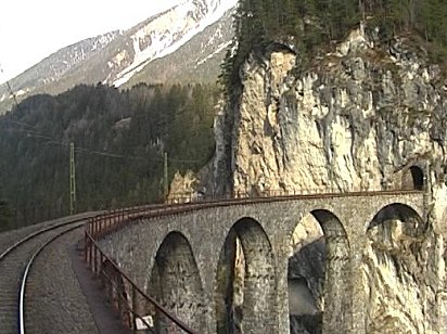 Tiefencastel Landwasser Viaduct Switzerland