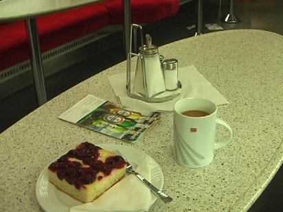 Deutsche Bahn buffet car