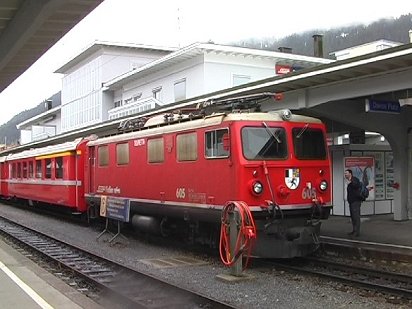 Rätische Bahn Ge 4/4 1 locomotive Davos