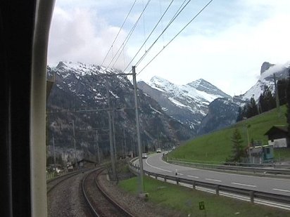 near Kandersteg on Ltschberg route