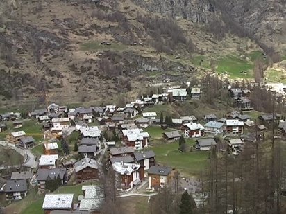 Zermatt from Gonnergrat train