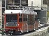 Gornergratbahn departing Zermatt