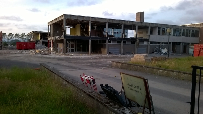Demolition of Forfar Academy