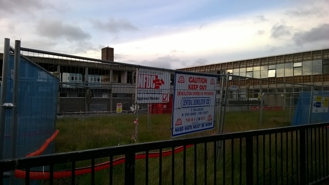 Demolition of Forfar Academy