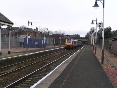 Broughty Ferry Virgin Voyager train