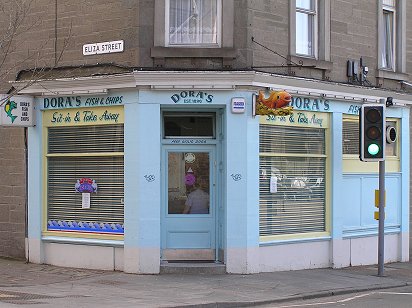 Dora's Fish and Chip Shop Stobswell Dundee