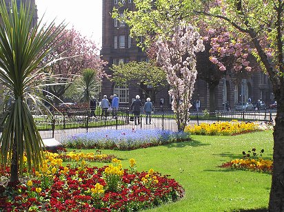 Albert Square gardens Dundee