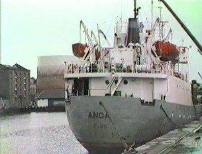 ANGA discharging at Dundee