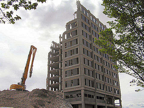 Demolition of Taydside House, Dundee