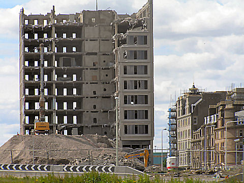 Demolition of Taydside House, Dundee