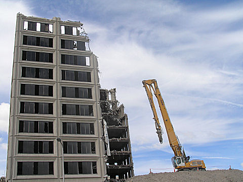 Demolition of Taydside House, Dundee