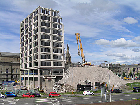 Demolition of Taydside House, Dundee