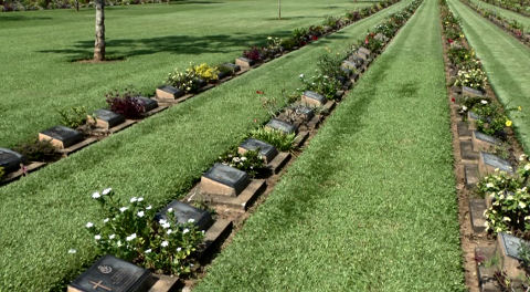 Kanchanaburi War Cemetery, Thailand