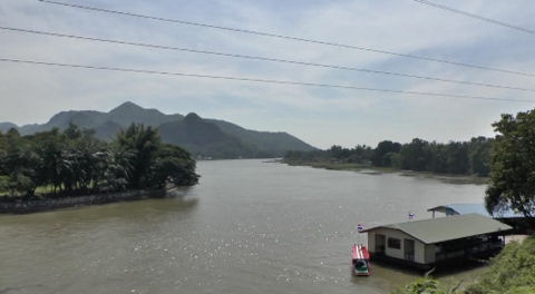 Running alongside the Khwae Yai, Thailand