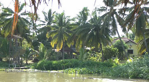 Barge cruise on the Khwae Yai, Thailand