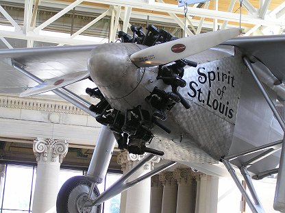 Replica Spirit of St Louis, Missouri History Museum, St Louis